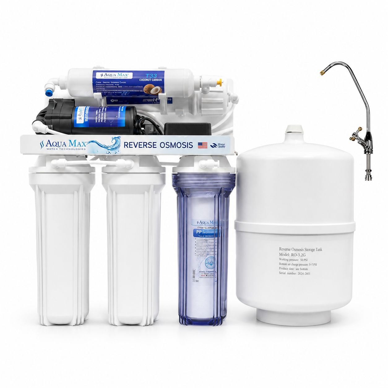 AQUA HEART AHRO-100SG 7 Stages 100-GPD Water Purifier